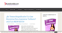 Desktop Screenshot of bustoincreible.com