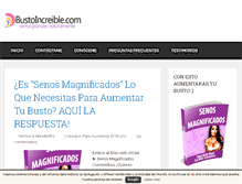 Tablet Screenshot of bustoincreible.com